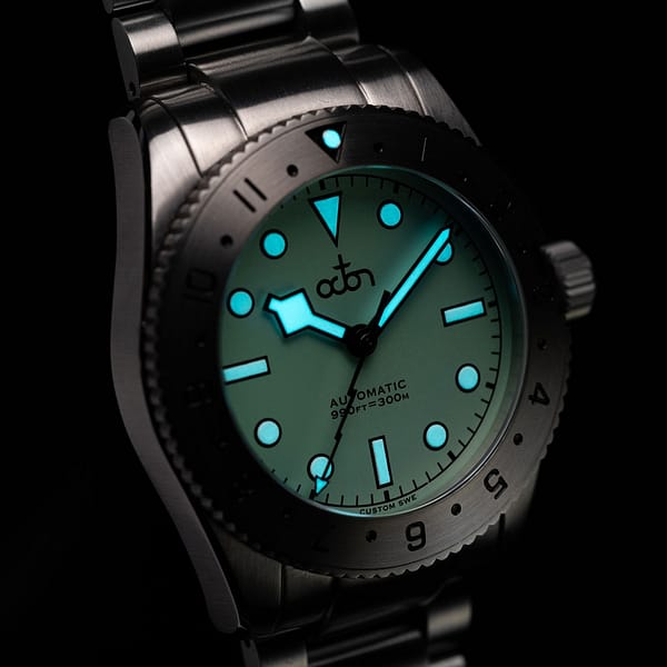 Lunar Blue Watch with Stainless Steel Bracelet