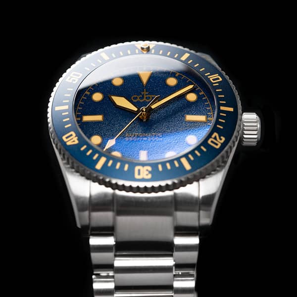 Baltic Blue Gold Watch with Stainless Steel Bracelet